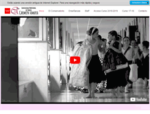 Tablet Screenshot of conservatoriodanza.com